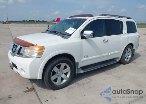 2008 Nissan Armada Le from USA, damaged, VIN 5N1BA08D28N617066